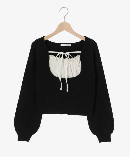 MAJESTIC LEGON / マジェスティックレゴン ニット・セーター | フロントギャザードッキングニット | 詳細27