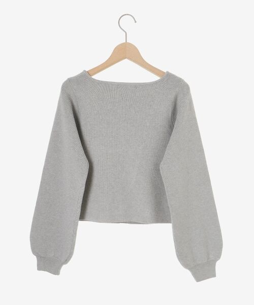 MAJESTIC LEGON / マジェスティックレゴン ニット・セーター | フロントギャザードッキングニット | 詳細28