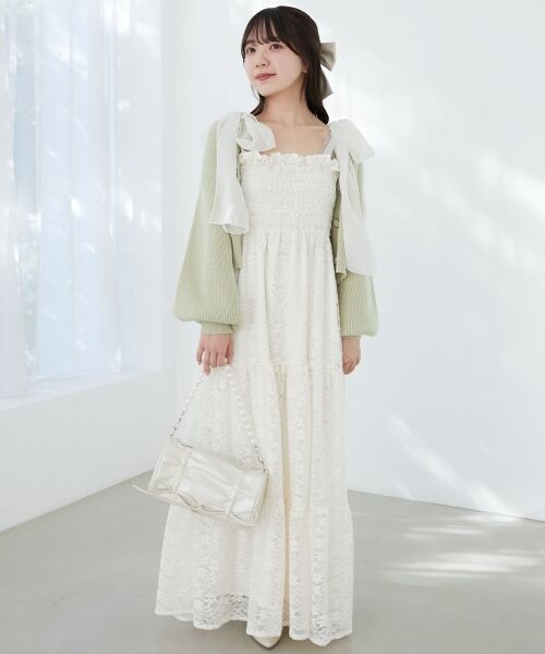 MAJESTIC LEGON / マジェスティックレゴン カーディガン・ボレロ | フラワーモチーフボタンカーディガン | 詳細27