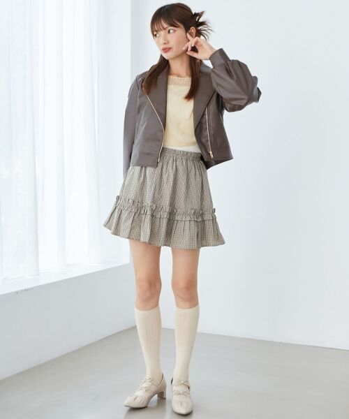 MAJESTIC LEGON / マジェスティックレゴン ニット・セーター | レースアップメッシュニット | 詳細22