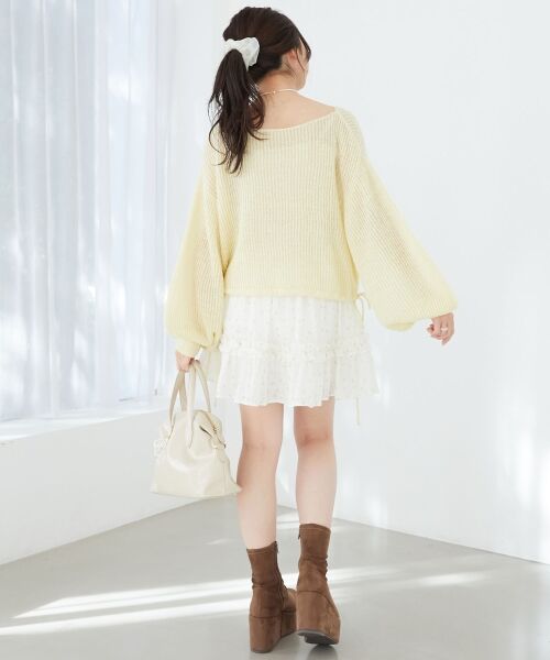 MAJESTIC LEGON / マジェスティックレゴン ニット・セーター | キラキラドロストメッシュニット | 詳細10