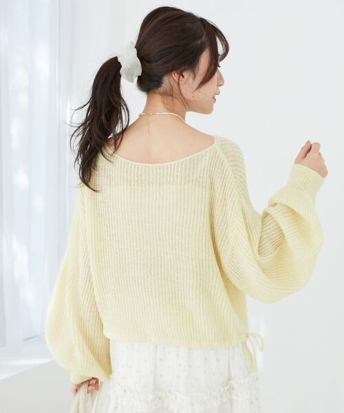 MAJESTIC LEGON / マジェスティックレゴン ニット・セーター | キラキラドロストメッシュニット | 詳細14