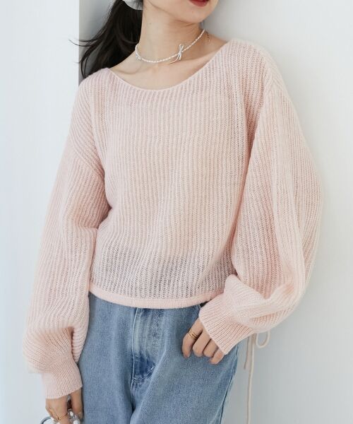 MAJESTIC LEGON / マジェスティックレゴン ニット・セーター | キラキラドロストメッシュニット | 詳細19