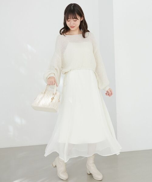 MAJESTIC LEGON / マジェスティックレゴン ニット・セーター | キラキラドロストメッシュニット | 詳細2