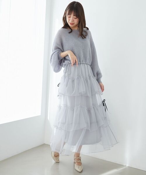 MAJESTIC LEGON / マジェスティックレゴン ニット・セーター | キラキラドロストメッシュニット | 詳細24