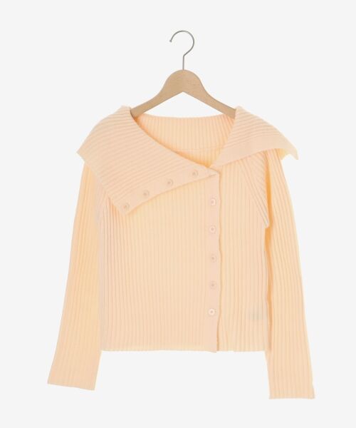 MAJESTIC LEGON / マジェスティックレゴン ニット・セーター | ビッグカラーボタンオフショルニット | 詳細28