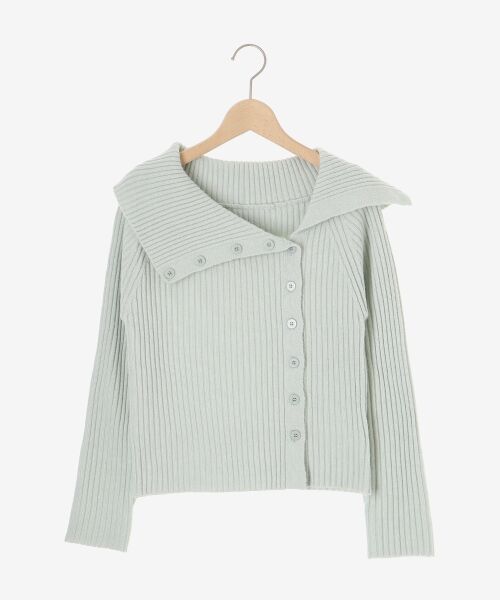 MAJESTIC LEGON / マジェスティックレゴン ニット・セーター | ビッグカラーボタンオフショルニット | 詳細29