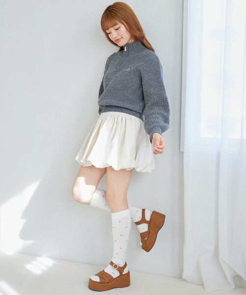 MAJESTIC LEGON / マジェスティックレゴン ニット・セーター | キラキラハーフジップニット | 詳細22