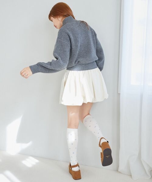 MAJESTIC LEGON / マジェスティックレゴン ニット・セーター | キラキラハーフジップニット | 詳細23