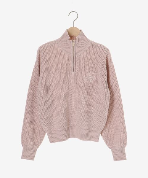 MAJESTIC LEGON / マジェスティックレゴン ニット・セーター | キラキラハーフジップニット | 詳細30