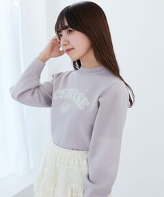 MAJESTIC LEGON / マジェスティックレゴン ニット・セーター | フワフワジャカードロゴニット