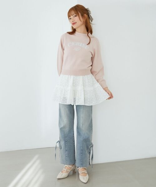 MAJESTIC LEGON / マジェスティックレゴン ニット・セーター | フワフワジャカードロゴニット | 詳細12