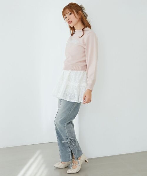 MAJESTIC LEGON / マジェスティックレゴン ニット・セーター | フワフワジャカードロゴニット | 詳細13