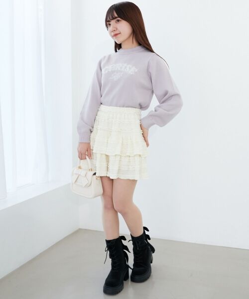 MAJESTIC LEGON / マジェスティックレゴン ニット・セーター | フワフワジャカードロゴニット | 詳細18