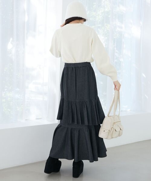 MAJESTIC LEGON / マジェスティックレゴン ニット・セーター | フワフワジャカードロゴニット | 詳細3