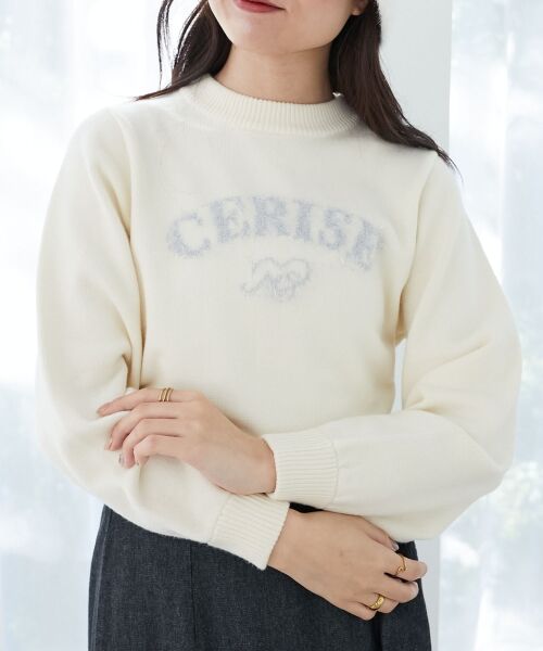 MAJESTIC LEGON / マジェスティックレゴン ニット・セーター | フワフワジャカードロゴニット | 詳細4