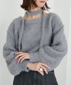 MAJESTIC LEGON / マジェスティックレゴン ニット・セーター | チョーカー付きプードルニット