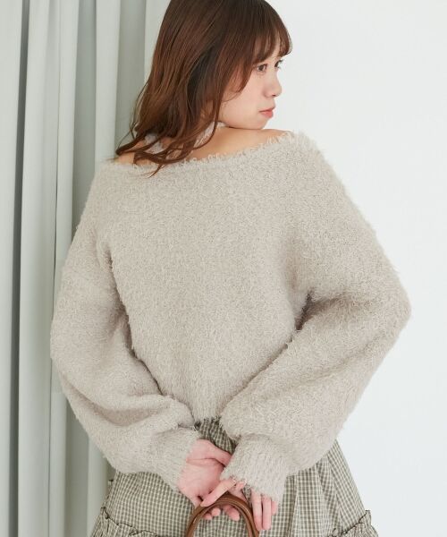 MAJESTIC LEGON / マジェスティックレゴン ニット・セーター | チョーカー付きプードルニット | 詳細11