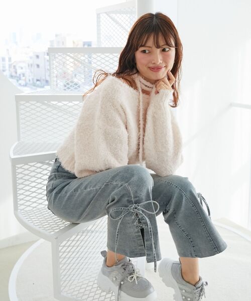 MAJESTIC LEGON / マジェスティックレゴン ニット・セーター | チョーカー付きプードルニット | 詳細13