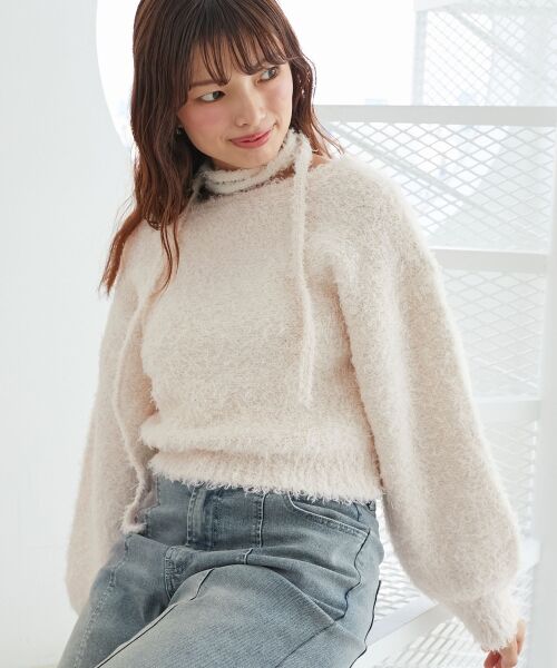 MAJESTIC LEGON / マジェスティックレゴン ニット・セーター | チョーカー付きプードルニット | 詳細17