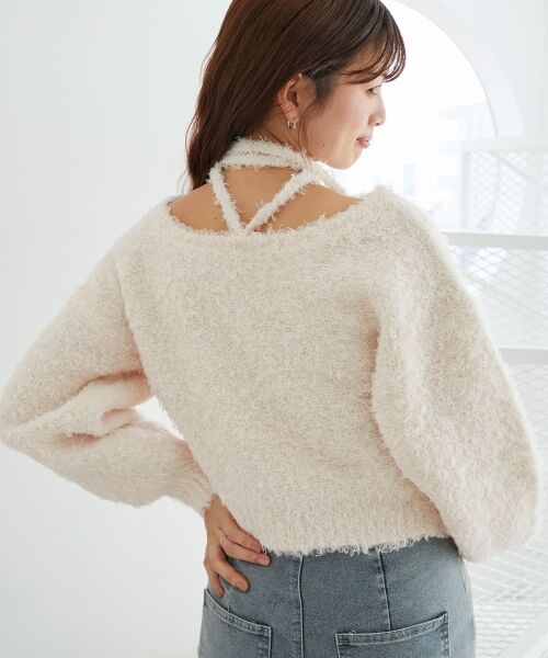 MAJESTIC LEGON / マジェスティックレゴン ニット・セーター | チョーカー付きプードルニット | 詳細18