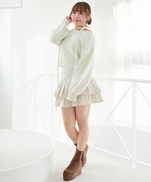 MAJESTIC LEGON / マジェスティックレゴン ニット・セーター | チョーカー付きプードルニット | 詳細2