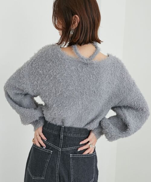 MAJESTIC LEGON / マジェスティックレゴン ニット・セーター | チョーカー付きプードルニット | 詳細25