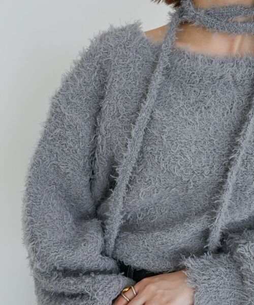 MAJESTIC LEGON / マジェスティックレゴン ニット・セーター | チョーカー付きプードルニット | 詳細26