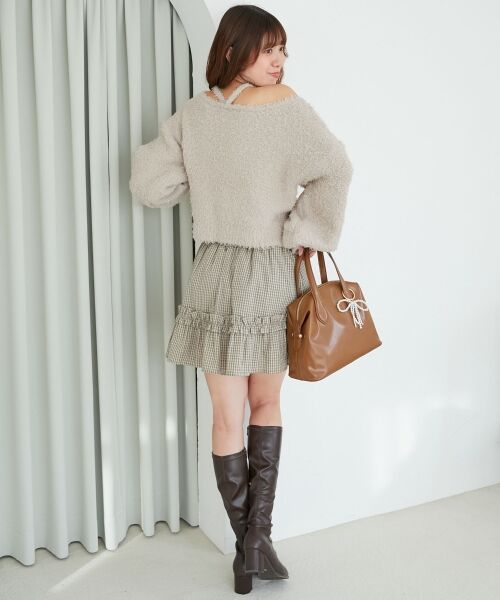 MAJESTIC LEGON / マジェスティックレゴン ニット・セーター | チョーカー付きプードルニット | 詳細8