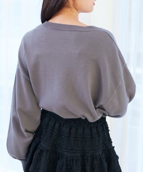 MAJESTIC LEGON / マジェスティックレゴン ニット・セーター | ダブルふわねこリボンニット | 詳細26