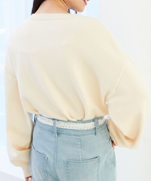 MAJESTIC LEGON / マジェスティックレゴン ニット・セーター | ダブルふわねこリボンニット | 詳細9