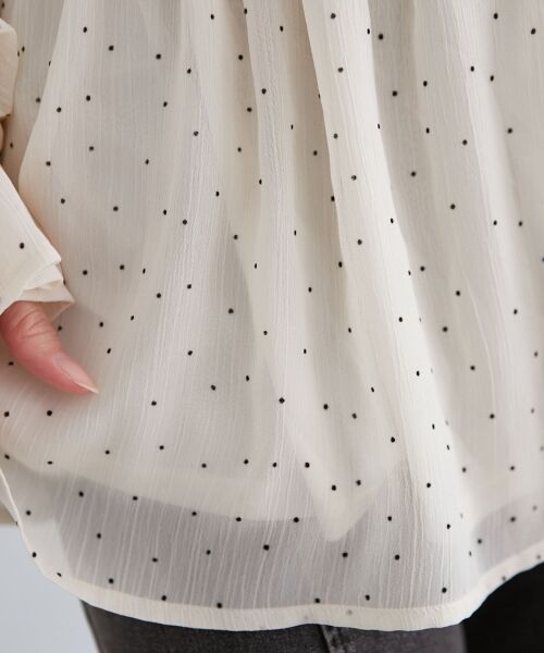 MAJESTIC LEGON / マジェスティックレゴン シャツ・ブラウス | ショルダーリボンオフショルチュニック | 詳細13