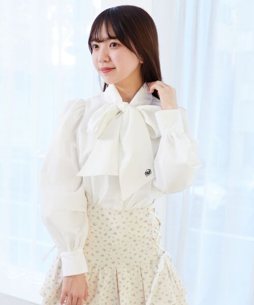 MAJESTIC LEGON / マジェスティックレゴン シャツ・ブラウス | バリエボウタイブラウス | 詳細11
