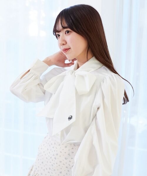 MAJESTIC LEGON / マジェスティックレゴン シャツ・ブラウス | バリエボウタイブラウス | 詳細12