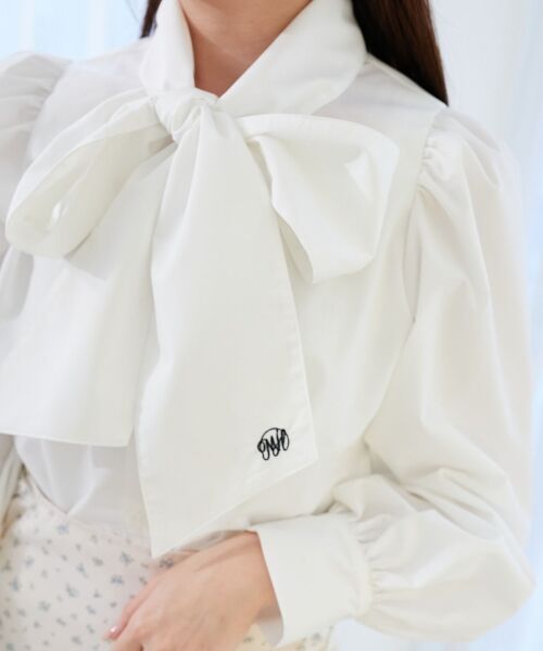 MAJESTIC LEGON / マジェスティックレゴン シャツ・ブラウス | バリエボウタイブラウス | 詳細14