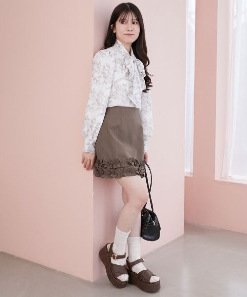 MAJESTIC LEGON / マジェスティックレゴン シャツ・ブラウス | バリエボウタイブラウス | 詳細2