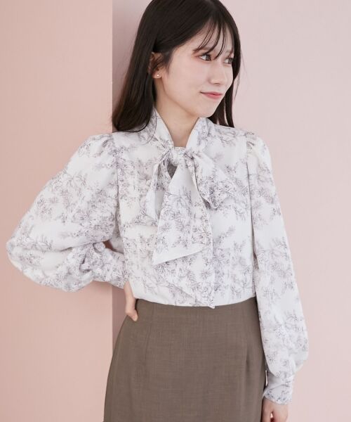 MAJESTIC LEGON / マジェスティックレゴン シャツ・ブラウス | バリエボウタイブラウス | 詳細4