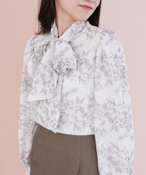 MAJESTIC LEGON / マジェスティックレゴン シャツ・ブラウス | バリエボウタイブラウス | 詳細5