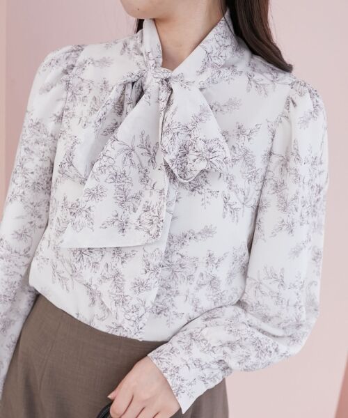 MAJESTIC LEGON / マジェスティックレゴン シャツ・ブラウス | バリエボウタイブラウス | 詳細7