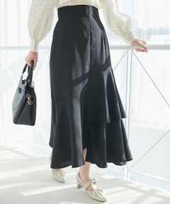 MAJESTIC LEGON / マジェスティックレゴン ロング・マキシ丈スカート | ランダムティアードスカート