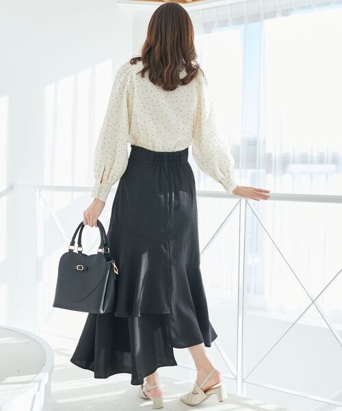 MAJESTIC LEGON / マジェスティックレゴン ロング・マキシ丈スカート | ランダムティアードスカート | 詳細17