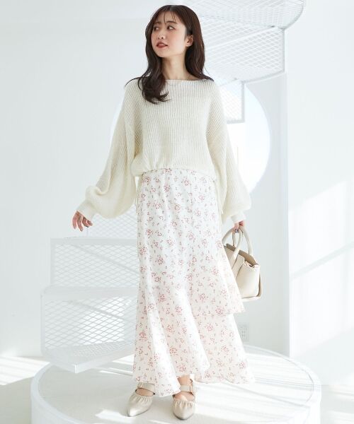 MAJESTIC LEGON / マジェスティックレゴン ロング・マキシ丈スカート | ランダムティアードスカート | 詳細2