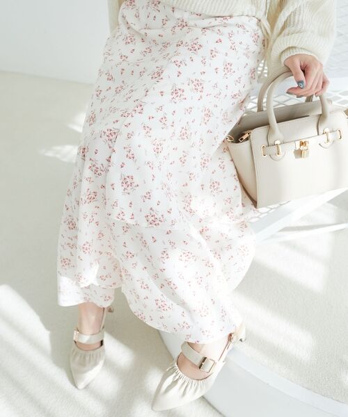 MAJESTIC LEGON / マジェスティックレゴン ロング・マキシ丈スカート | ランダムティアードスカート | 詳細5