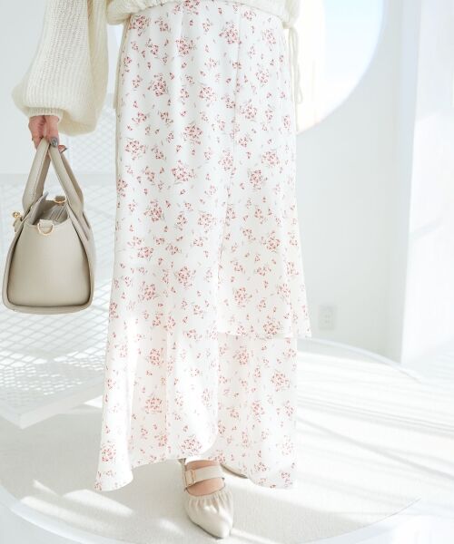 MAJESTIC LEGON / マジェスティックレゴン ロング・マキシ丈スカート | ランダムティアードスカート | 詳細7