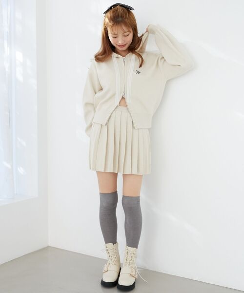 MAJESTIC LEGON / マジェスティックレゴン ミニ・ひざ丈スカート | ニットプリーツミニスカパン | 詳細1