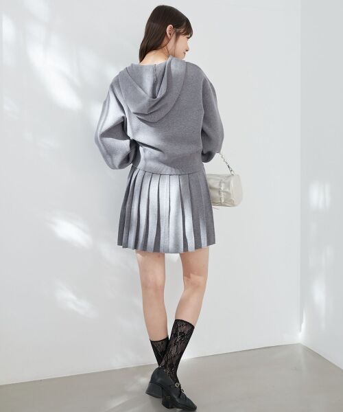MAJESTIC LEGON / マジェスティックレゴン ミニ・ひざ丈スカート | ニットプリーツミニスカパン | 詳細10