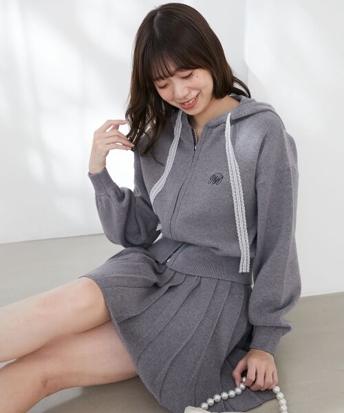 MAJESTIC LEGON / マジェスティックレゴン ミニ・ひざ丈スカート | ニットプリーツミニスカパン | 詳細11