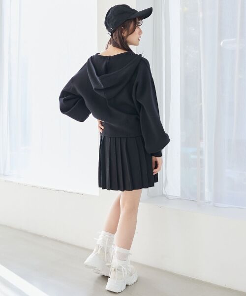MAJESTIC LEGON / マジェスティックレゴン ミニ・ひざ丈スカート | ニットプリーツミニスカパン | 詳細20