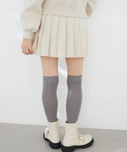 MAJESTIC LEGON / マジェスティックレゴン ミニ・ひざ丈スカート | ニットプリーツミニスカパン | 詳細6