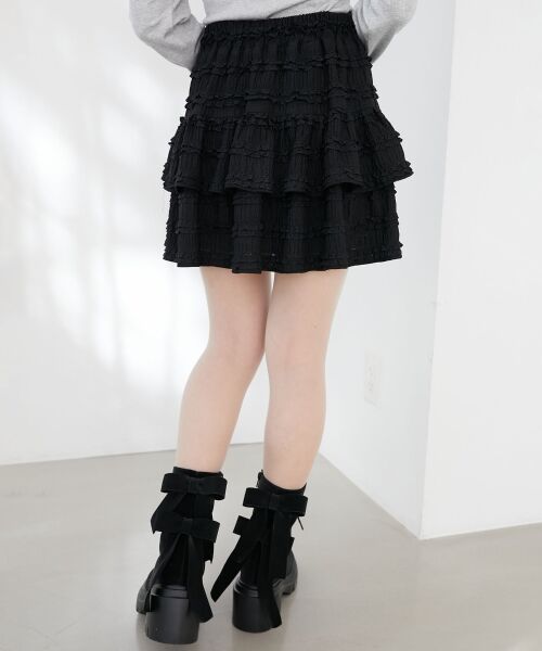 MAJESTIC LEGON / マジェスティックレゴン ミニ・ひざ丈スカート | カットレースフリルミニスカパン | 詳細14